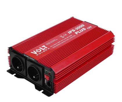 Przetwornica samochodowa VOLT IPS 3000 PLUS 12/230V (1500/3000W) + PILOT
